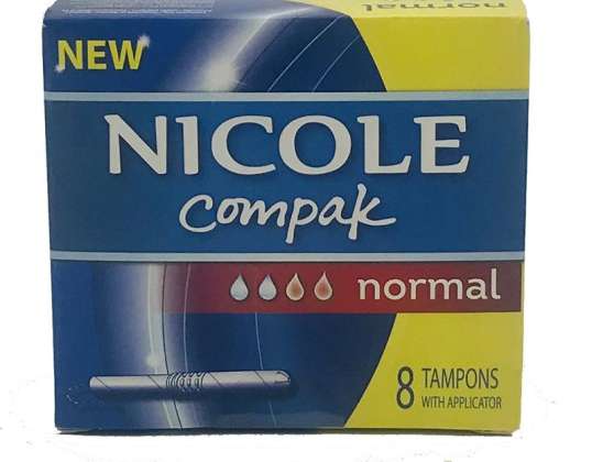 Applikator Tampon Nicole Compak 8 Stück Normal