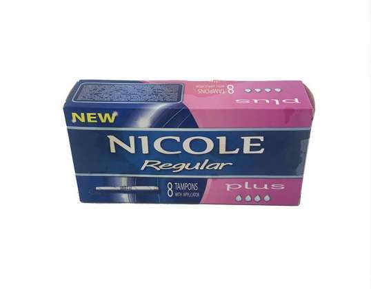 Applikator Tampon Nicole Regular 8er Pack Plus