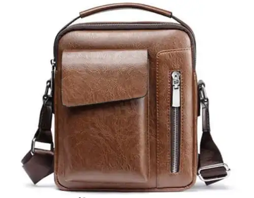 Uomo&amp;#039; s bag Freddie ~ cavin (marrone chiaro) | Uomo&amp;#039; s Borsa a tracolla in pelle | Borsa impermeabile