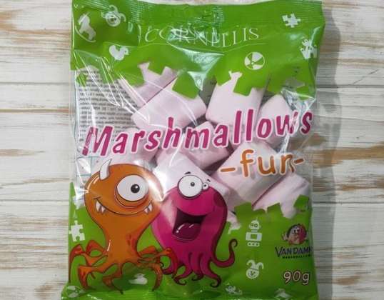 Marshmallows Zábava 90g &amp; Mléčná čokoláda s lískovými oříšky 100g
