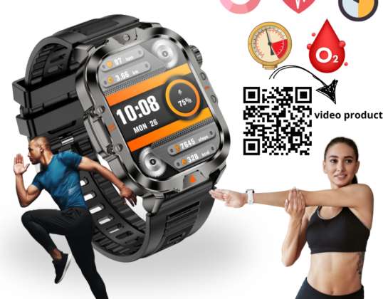 SMARTWATCH V17 RESISTENTE AL AGUA CON LINTERNA INCORPORADA, SKU: 6093 (Stock en Polonia)