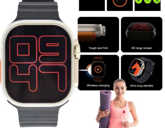 S9 ULTRA SMARTWATCH UNISEX BLUETOOTH – 49MM, ARTIKELNUMMER: 2130 (Lager in Polen)