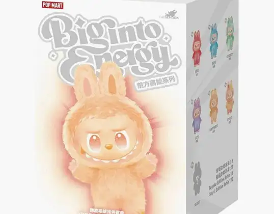 Figurine de collection en peluche Labubu Big into Energy Single Blindbox OVP Fantasy Figure