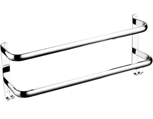 AG988B Nástěnný věšák 60cm stříbrná
