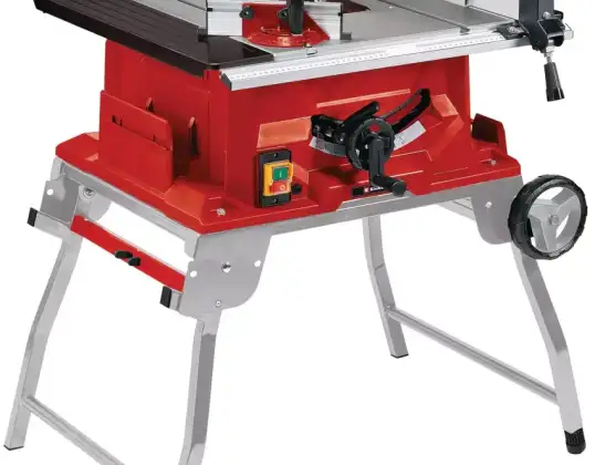 Table saw power tool over stock
