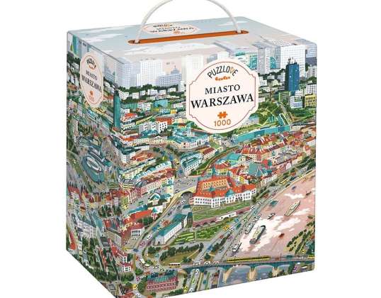 Puzzle Stadt Warschau 1000 Teile