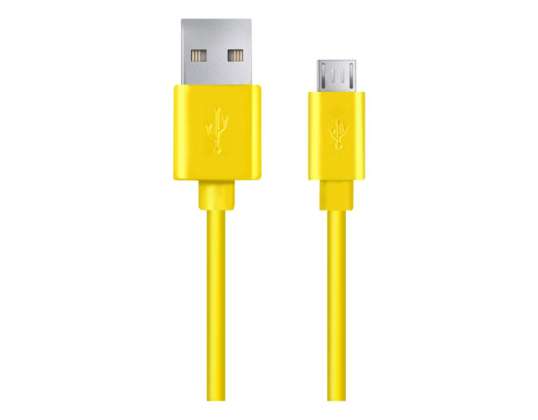 EB172Y USB Micro A B Kabel 0,8m gelb Esperanza