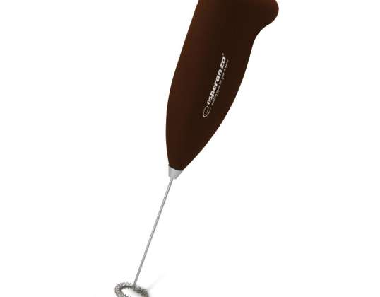 EKF001N Esperanza Milchaufschäumer Manuell Latte Braun