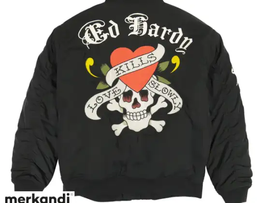 Ed Hardy Toptan Unisex şişme mont 16 adet.