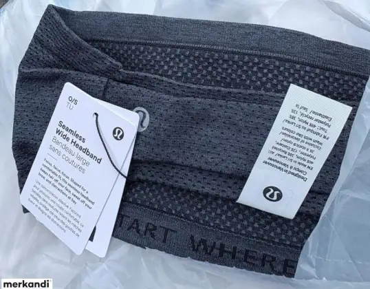 Lululemon unisex Metal Vent Tech seamless wide headband 10x