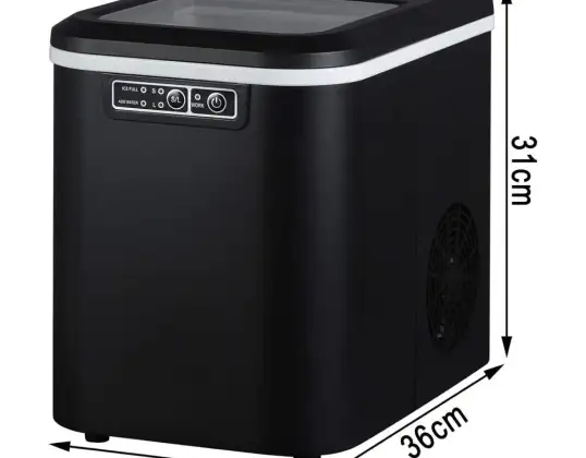 ? WOLTU Eiswürfelmaschine EM01sz – Kompakt, leistungsstark, sofort verfügbar! ?