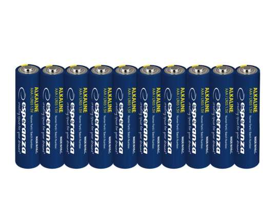 EZB115 Esperanza Alkaline Batterien aaa 10 Stück Multipack