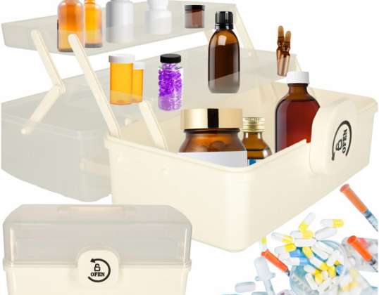 Organizer contenitore per medicinali per medicinali 29x16x15cm