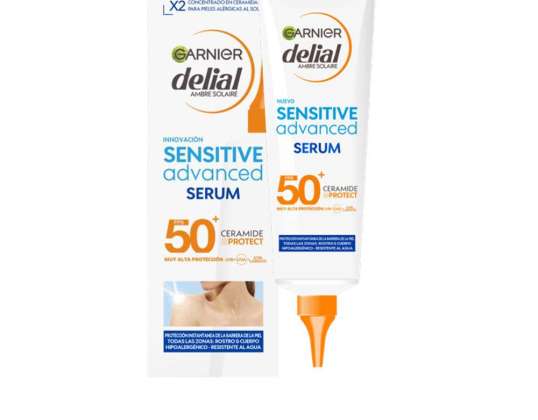 Garnier sérum de protección solar 125ml. Factor 50 sensitive expert.