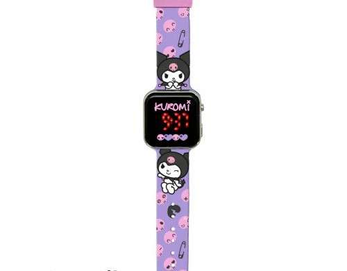 KER KU00001 Kuromi Hello Kitty LED-Uhr