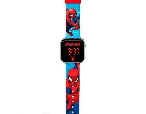 KER SPD4987 Spiderman Kalender LED-Uhr