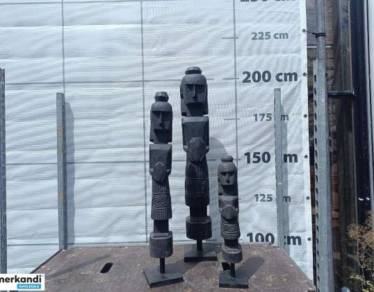 Auktion: Posten afrikanische Skulpturen (3-er Set)