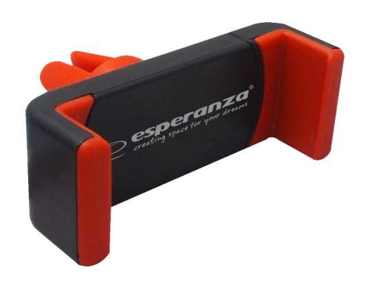 EMH117KR Esperanza Auto-Handyhalter vamp schwarz und rot