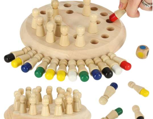 Puzzlespiel Gedächtnis chinesisches Spiel Farben Holz
