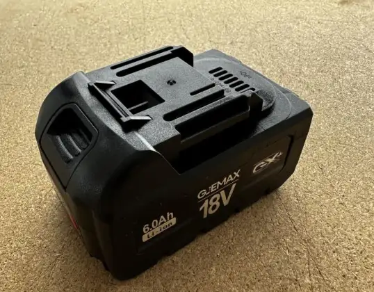 Makita-совместимый аккумулятор 18 В 6,0 Ач от GJEMAX – литий-ионный – класс A – доступен склад поддонов