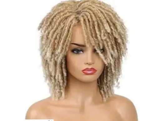 Dreadlock parūka Dreadsy (blondīne) ~ dredi | Sintētiskā Dreadlock parūka | Dabiskā izskata dreds