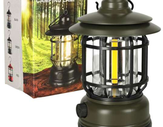 Lampada da campeggio da giardino USB ricaricabile per campeggio e picnic