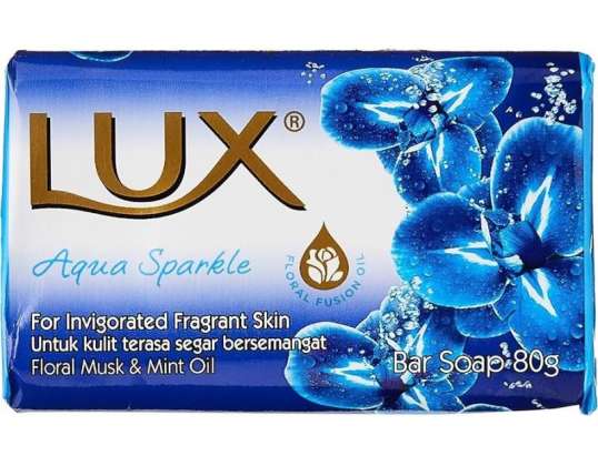 Lux Jabón en Barra 80 g – Aqua Sparkle, Frescura y Suavidad Diaria