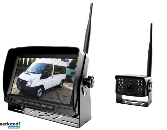 Automonitor mit Rekorderfunktion LCD 7 Zoll AHD mit Unterstützung für kabellose Kamera 12V 24V