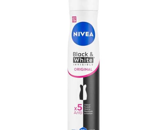 Nivea deodorant spray 200 ml. Black &amp;amp; white invisible original.