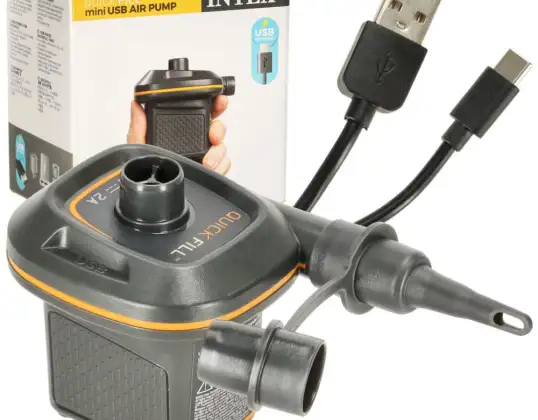 Pompa Gonfiatore Elettrica Piscina 2 Punte USB A 5v DC/2A INTEX 66635