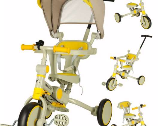 Triciclo TRIKE FIX V4 giallo-grigio con visiera