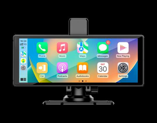10&quot; Android Auto Apple Carplay Multimedia-Station mit DVR und Kruger&amp;Matz Rückfahrkamera
