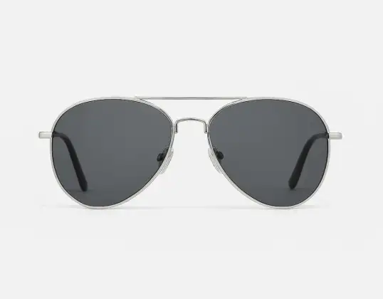 Sort &amp;#039; Nødlidende&amp;#039; Aviator solbriller 2200-07
