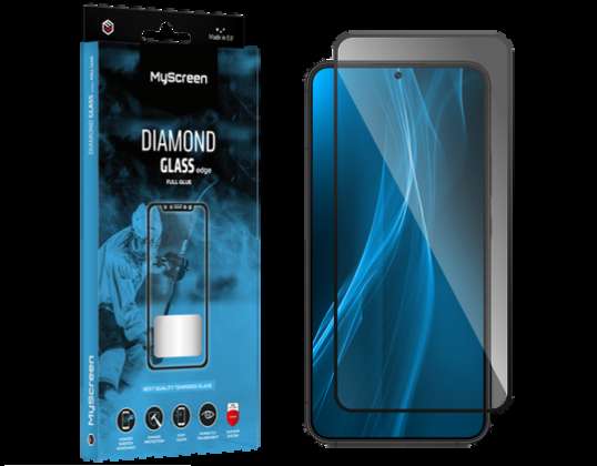 Vetro protettivo MyScreen DIAMOND GLASS LITE edge FULL GLUE nero Samsung Galaxy S22/S23