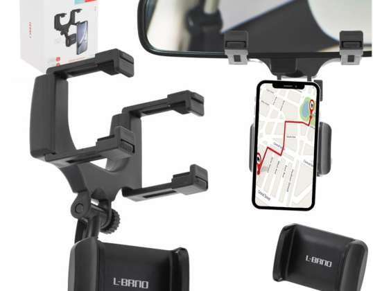 Soporte de teléfono para espejo retrovisor para coche fuerte