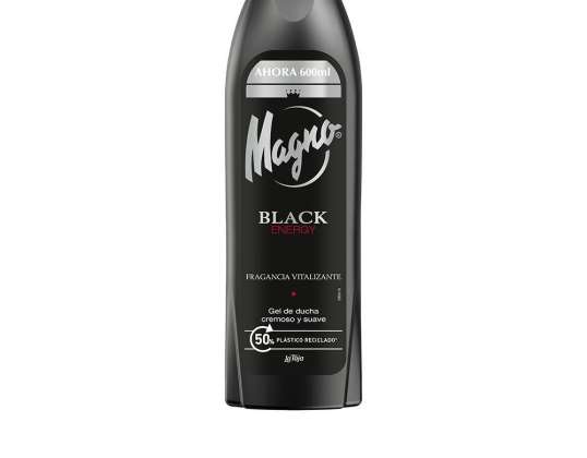Magno Gel de Ducha 550 ml – Black Energy, Frescor e Hidratación