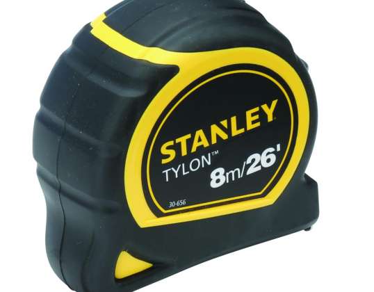 306560 Būdinga liniuotė 8m 26ft/25mm OPP. plastikinis korpusas [K]. Stanley