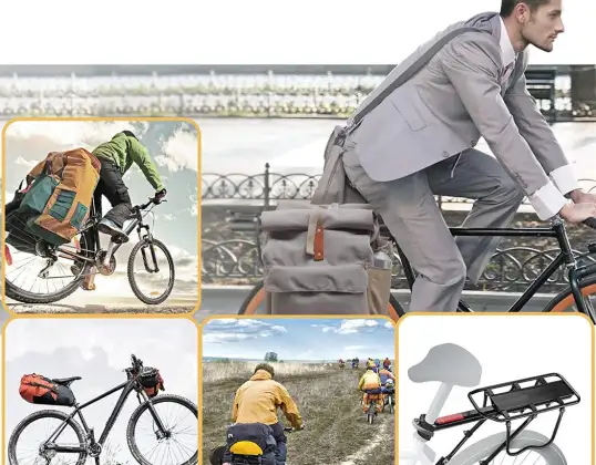 UNIVERSAL ALUMINIUM BICYCLE CARRIER WITH SEAT POST AND FRAME MOUNT