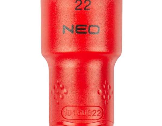Hexagonal socket 1/2&quot; 22 mm 1000V