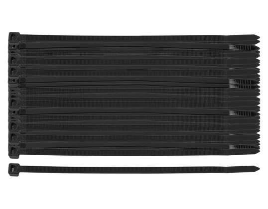 Stahovací pásky EXTREME 4.8 × 150 mm černé 100 ks