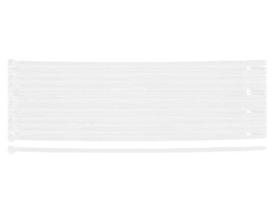 Kabeļu saites EXTREME 4.8 × 200 mm baltā krāsā 100 gab