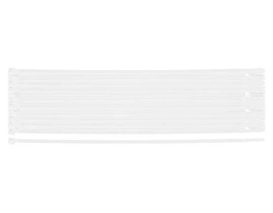 Kaablisidemed EXTREME 4.8 × 370 mm valge 50 tk