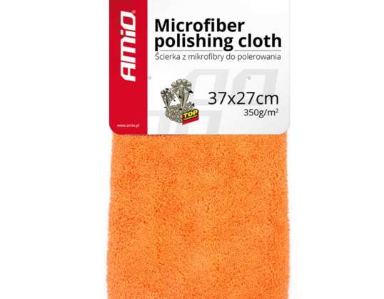 Chiffon de polissage automobile en microfibre 37x27 cm 350g/m2 amio 01047