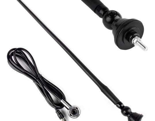 Antenne de voiture 34 cm 5 mm adaptateur ant02 amio 01049