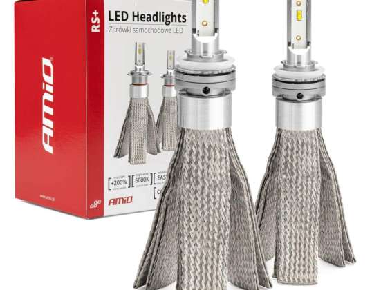 Λάμπες αυτοκινήτου LED σειρά RS CANBUS H8/H9/H11 50W Slim Amio 01086