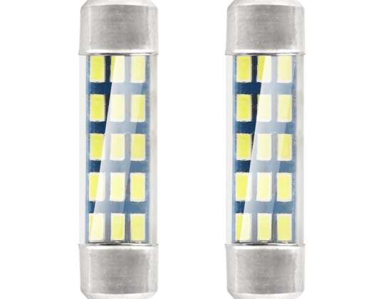 Світлодіоди стандартні 3014 15smd фестун c5w c10w c3w 39mm білий 12v amio 01091