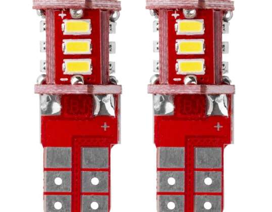 Світлодіодні лампи стандарт T10 W5W 21xSMD 3014 12V Amio 01093