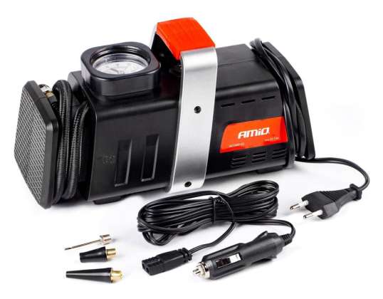 Automobilový kompresor pumpa 12v 230v acomp 02 amio 01134