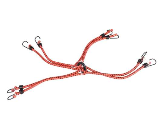 Flexible elastic straps for securing luggage 8-armed 60 cm o7 mm bstrap 01 amio 01146
