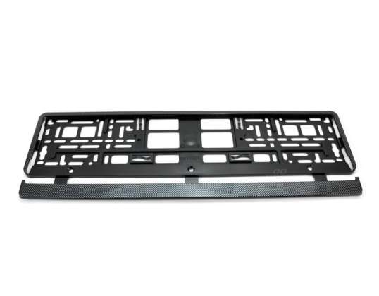 Marco flexible para matrícula carbon amio 01165